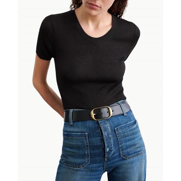 NEW NILI LOTAN araceli sweater in black - Picture 1 of 4